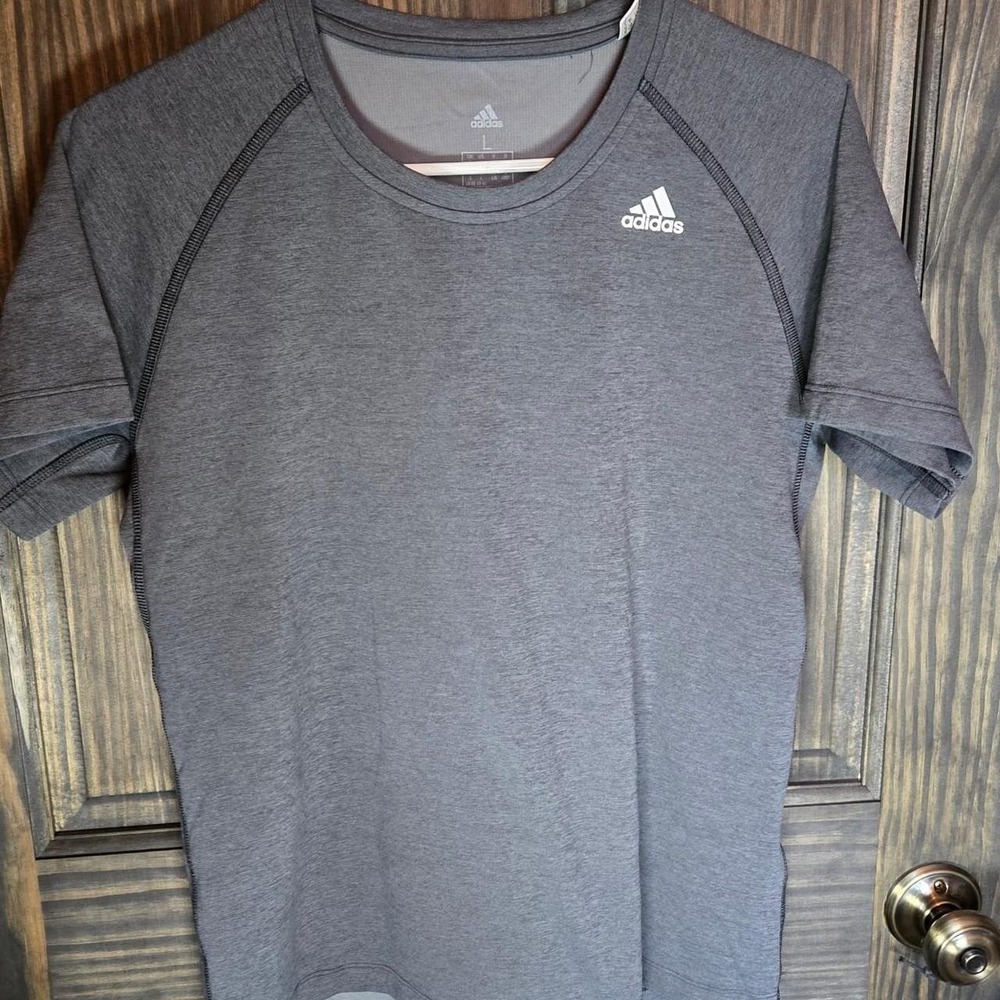 Gray Adidas Aeroready t-shirt